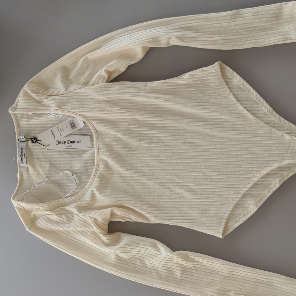 Juicy Couture ribbed bodysuit,Small,NWT